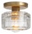 Regina Andrew Bijoux Crystal Flush Mount, Natural Brass For Sale