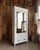 Antique White Mirrored Wardrobe, 1890s For Sale - Image 3 of 13