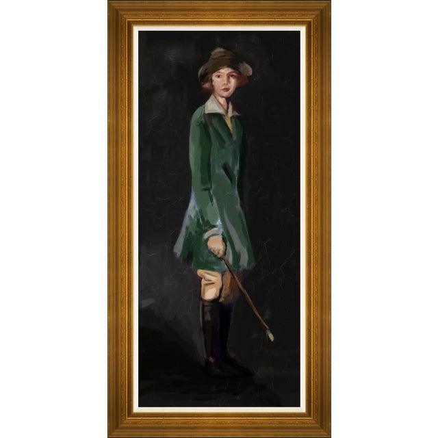 Parthenia Canvas - Hand Embellished Framed Art by Dana Gibson For Sale