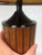 Mid-Century Modern Gruvwood Walnut Table Lamp With Cane Shades For Sale - Image 10 of 12