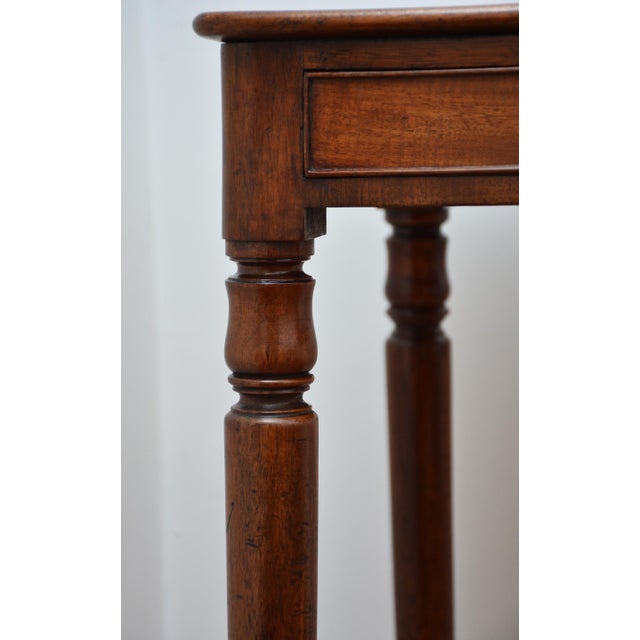 William IV English Mahogany Side Table, 1840 For Sale - Image 10 of 18