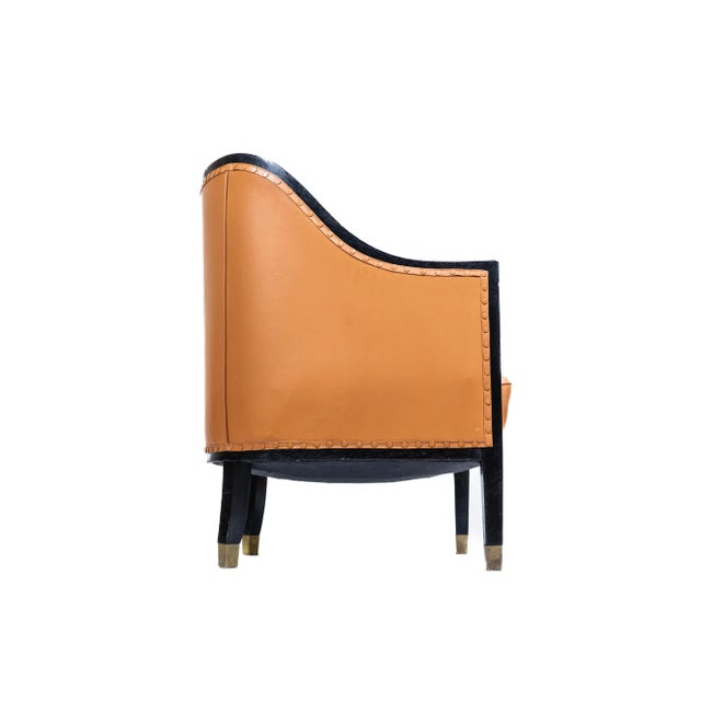 Vintage Art Nouveau Armchair, Austria For Sale - Image 6 of 14