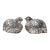 1970s Gucci Quail Pewter Salt & Pepper Shakers, Italy- Set of 2 For Sale