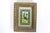 Early 20th Century Vintage Miniature Hunting Painting in Persian Khatam Picture Frame With Bone, Wood and Brass Inlay, Table Top Easel Inlaid For Sale - Image 5 of 12