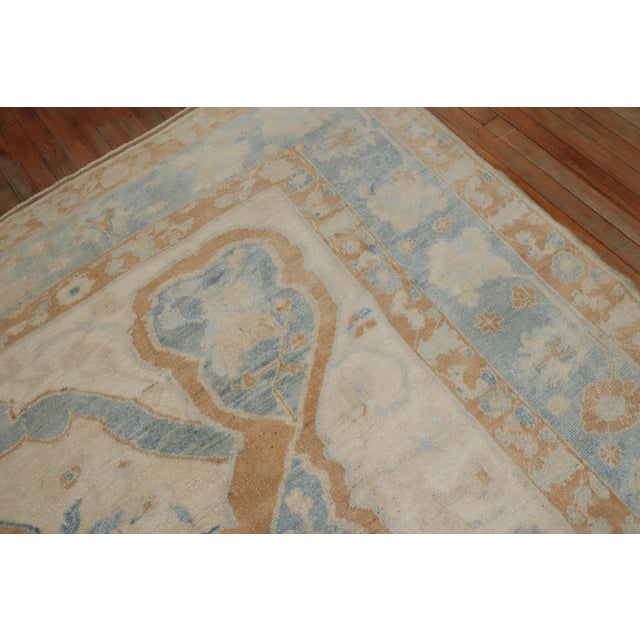 Vintage Zabihi Collection Turkish Room Size Rug For Sale - Image 9 of 12
