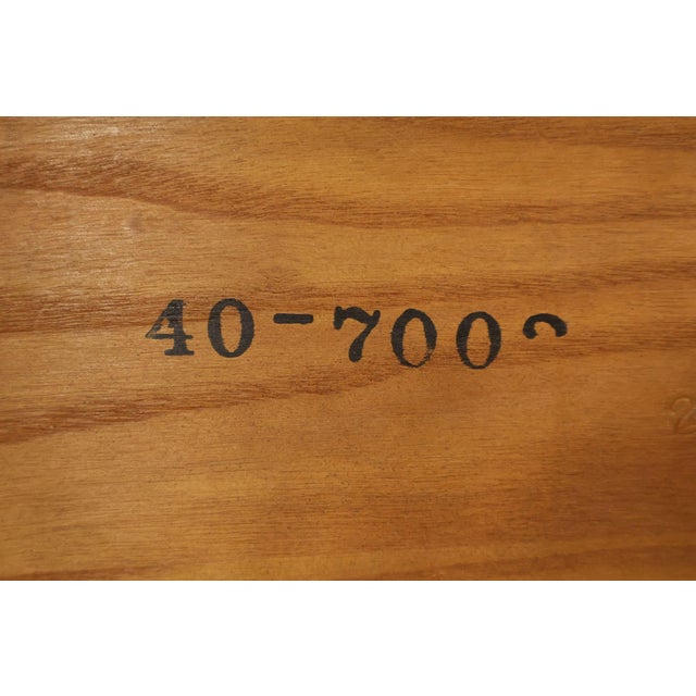 Henredon French Louis XV Style Oak Expanding Coffee Table For Sale - Image 16 of 18