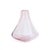 Glass Pink Glass Vase with Rounded Base For Sale - Image 7 of 7