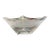 Vintage Postmodern Mikasa "Legacy" Frosted Geometric Crystal Centerpiece Bowl For Sale