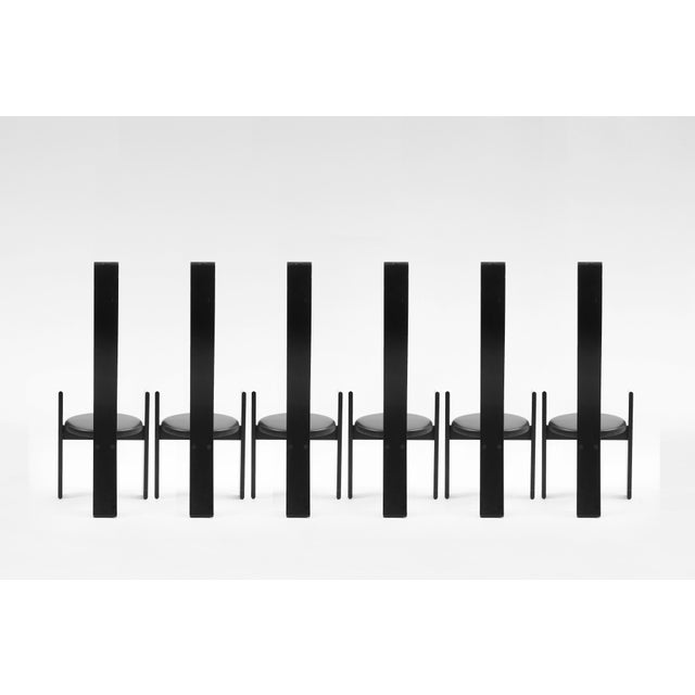 2000 - 2009 SD51 Golem Chairs by Vico Magistretti for Poggi, Italy, 1968, Set of 6 For Sale - Image 5 of 8