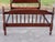 Vintage American Classical Bobbin Turned Mahogany Spindle Bedframe For Sale - Image 4 of 9