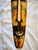 Up for sale is a stunning, large-scale 39.5-inch hand-carved Indonesian wooden wall mask. This statement piece features a...