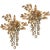 Gold Gilt Metal Palm Tree Wall Sconces in Maison Jansen Style, 1960s, Set of 3 For Sale - Image 8 of 15