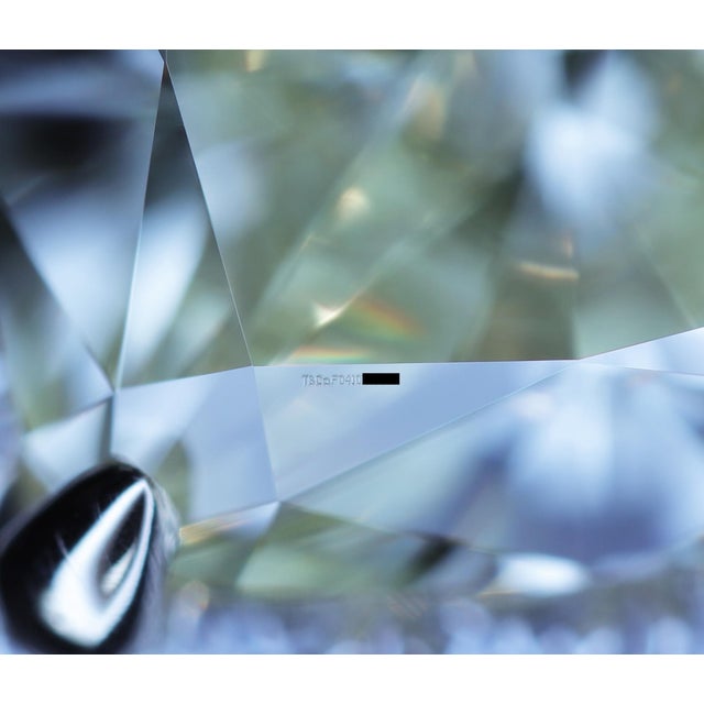 Tiffany & Co Soleste Intense Yellow Radiant Platinum Ring .68ct Int. Flawless, Size 5.5 For Sale - Image 12 of 14