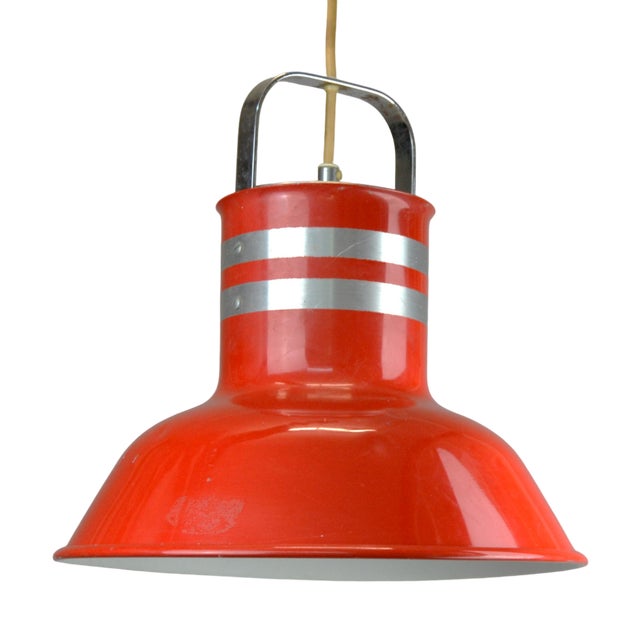 Space Age Metal Pendant Lamp by Atelje Lyktan For Sale