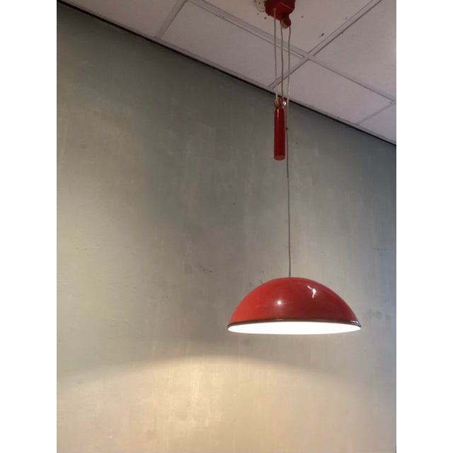 Vintage Pendant Lamp by Castiglioni Brothers for Flos, 1960s, in Very Good conditions. Designed 1960 to 1969 This piece...