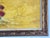 Nautical Large Vintage Original Oil Painting by Rj Fowles Wwii Veteran Red Sailing Ship Yellow Ocean Background Framed and Matted For Sale - Image 3 of 11