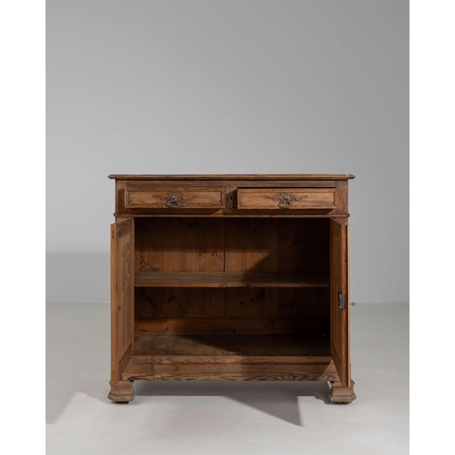 19th Century 19th Century France Tan Wood Storage Cabinets & Cupboards For Sale - Image 5 of 10