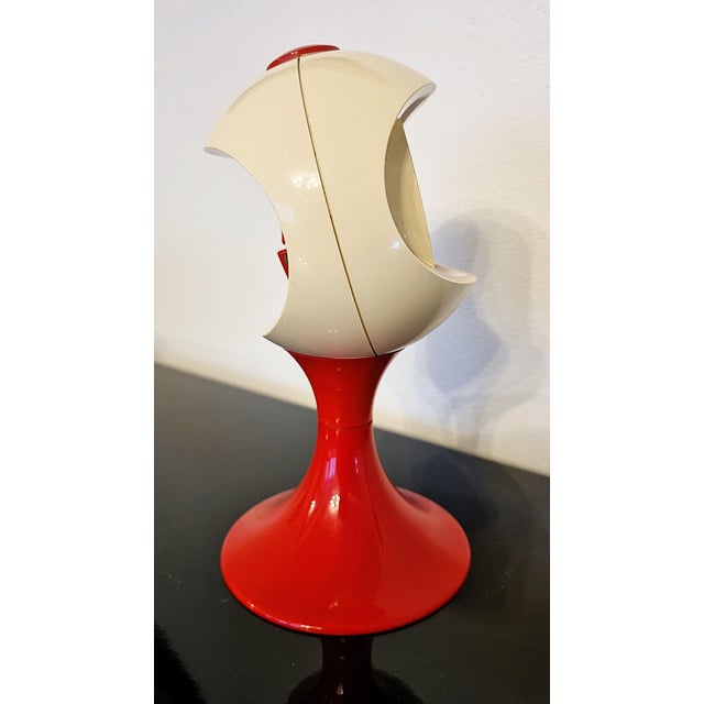 Mechanical Table Clock with Tulip Base from Blessing, West Germany, 1970s For Sale - Image 4 of 11