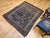 Antique Caucasian Shahsavan Tribal Rug, Hand-Knotted Wool, Geometric Pattern, Navy & Green, 5x6 For Sale - Image 4 of 16