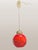 Red Red Opal Glass Pendant Globe, 1970s For Sale - Image 8 of 8