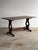 Brown Antique English Country Oak Trestle Dining Table For Sale - Image 8 of 13