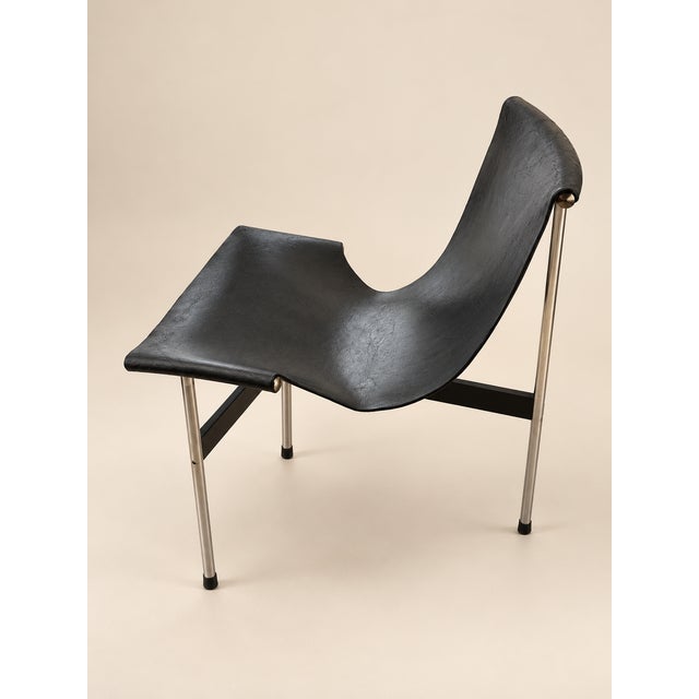Animal Skin Model 3LC T Chairs by William Katavolos for Laverne International, 1952, Set of 6 For Sale - Image 7 of 16
