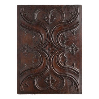 16th Century Gothic Hand-Crafted Panel in Oak, Belgium For Sale