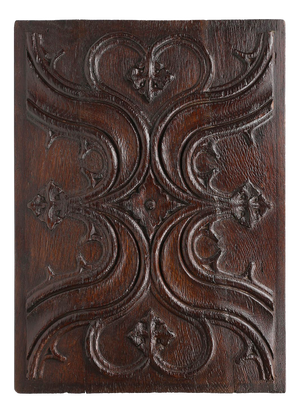 16th Century Gothic Hand-Crafted Panel in Oak, Belgium