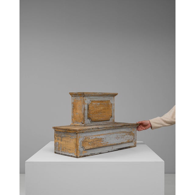 French 19th Century French Wood Patinated Pedestal For Sale - Image 3 of 18