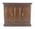 Solid Cherry Raised Panel Doors Liquor Bar Serving Flip Top Cabinet MINT For Sale - Image 12 of 18