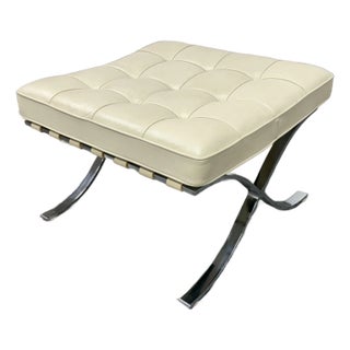 Mies Van Der Rohe for Knoll Studio Barcelona Stool For Sale
