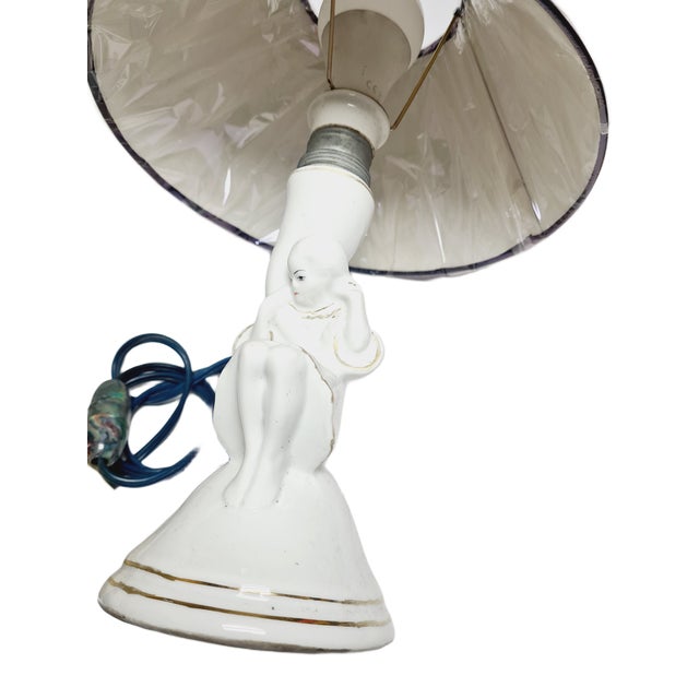 Art Deco Bedside Lamp, Belgium, 1950s For Sale - Image 12 of 16