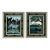 Pair of Jungle Paintings With Animals by Ruth Schindler For Sale