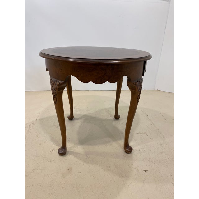 Baker Furniture Mahogany Round Accent Table Chairish