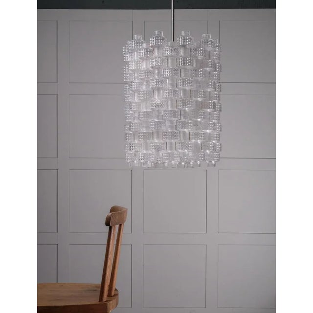 1960s Large Chandelier Model Festival attributed to Gert Nyström for Orrefors, 1960s For Sale - Image 5 of 12