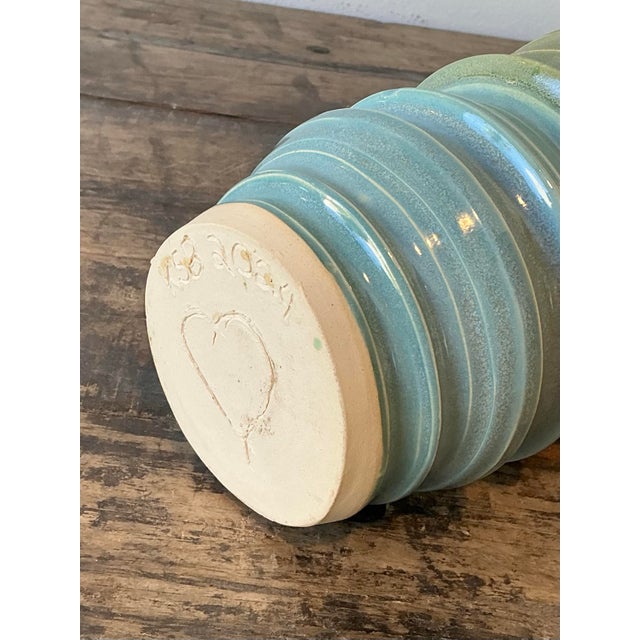 Vintage Original Studio Pottery Vase For Sale - Image 10 of 12