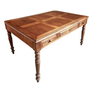 Vintage French Walnut Table, 1920s For Sale