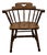Tell City Maple Captain's Chair With Heart Cutout - Vintage For Sale
