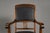 Art Nouveau Armchair in Oak and Leather For Sale - Image 12 of 17