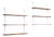 Minimalistic Wooden Shelving Units, 1960s, Set of 2 For Sale