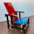 Red and blue chair, Bauhaus style originally designed by Garrit Rietvald. This is likely a student made study of the model...