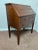 Wood Early 20th Century Antique Edwardian Style Satinwood Inlaid Mahogany Slant -Front Desk For Sale - Image 7 of 12
