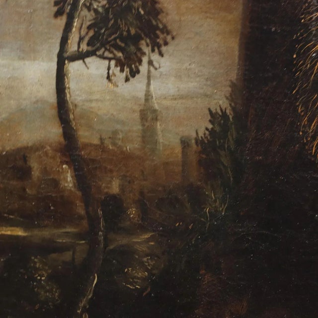 Neapolitan School Artist, Still Life with Flowers and Birds, 17th Century, Oil on Canvas For Sale - Image 8 of 13