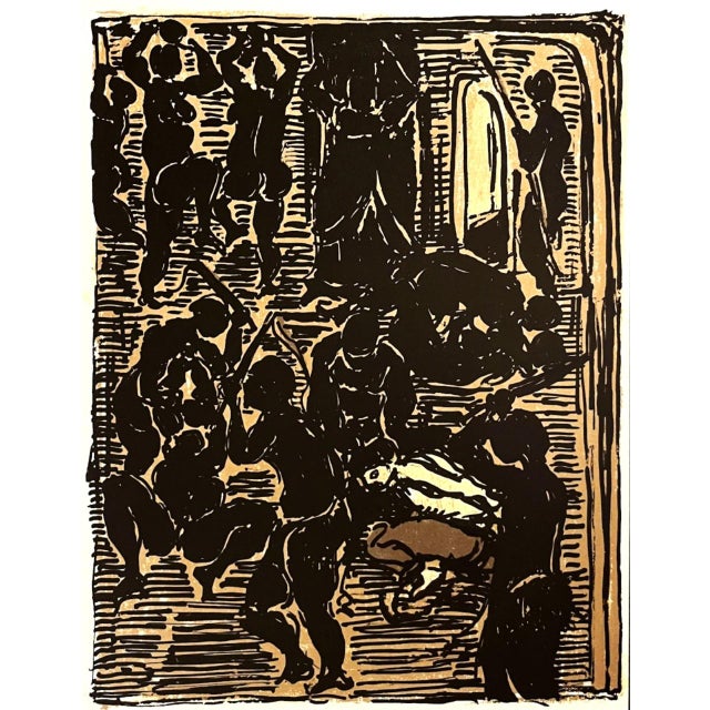 Artist: Andre Cottavoz Country: France Title: La Mer Au Plus Pre V2-5 Medium: Original Lithograph Marks: Not signed, not...