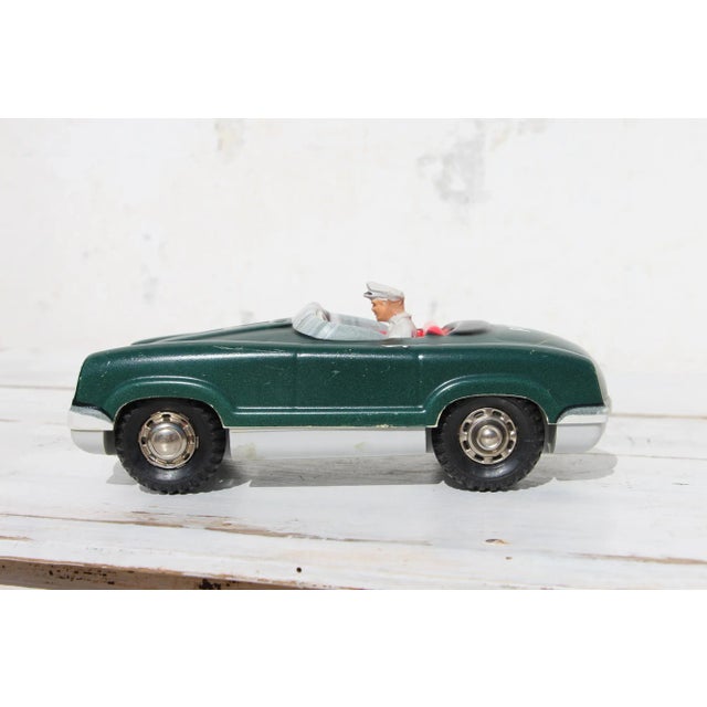 1960s Police Mercedes-Benz 300 Sl Friction Convertible Toy, Made in Western Germany For Sale - Image 4 of 13