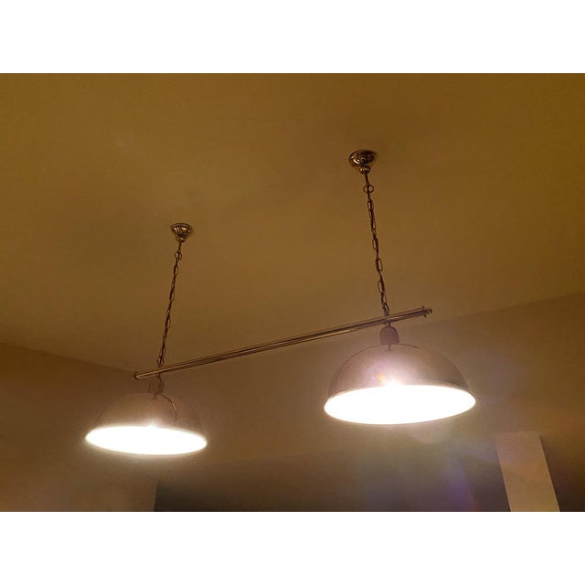 Large Vintage Pendant Light in Brass from Honsel, 1960s For Sale - Image 13 of 18