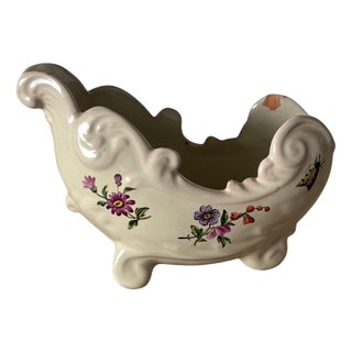 Small Earthenware Planter by Émile Gallé For Sale
