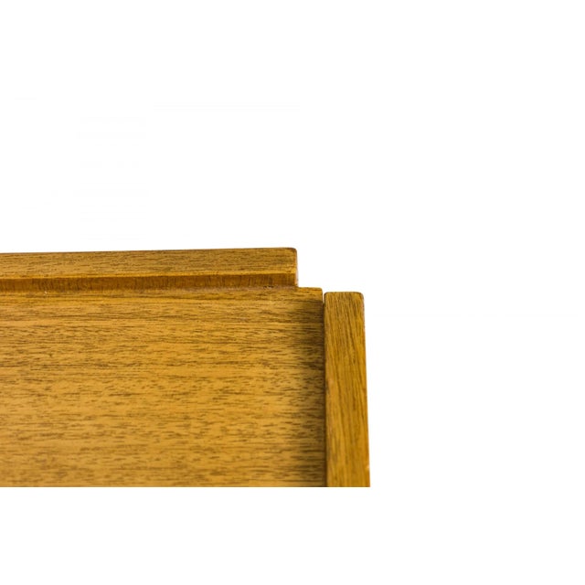 Edward Wormley for Dunbar American Mid-Century Maple Three-Drawer Slant ...