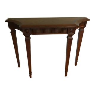 Bombay Company 2001 Console Table With Classic Cherry Wood Finish For Sale