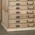 Ecru Antique French Stripped Pine Architect’s Map ~ Blueprint Cabinet For Sale - Image 8 of 17